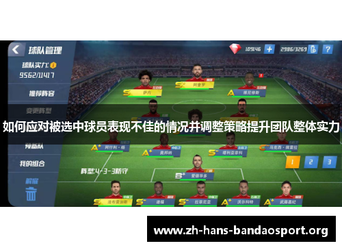 如何应对被选中球员表现不佳的情况并调整策略提升团队整体实力 如何应对被选中球员表现不佳的情况并调整策略提升团队整体实力